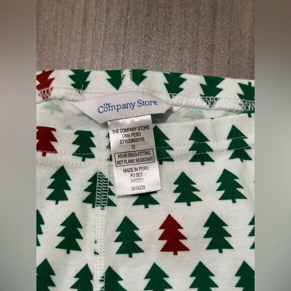 The Company Store 2 Piece Christmas Tree Pajamas - Picture 8 of 8